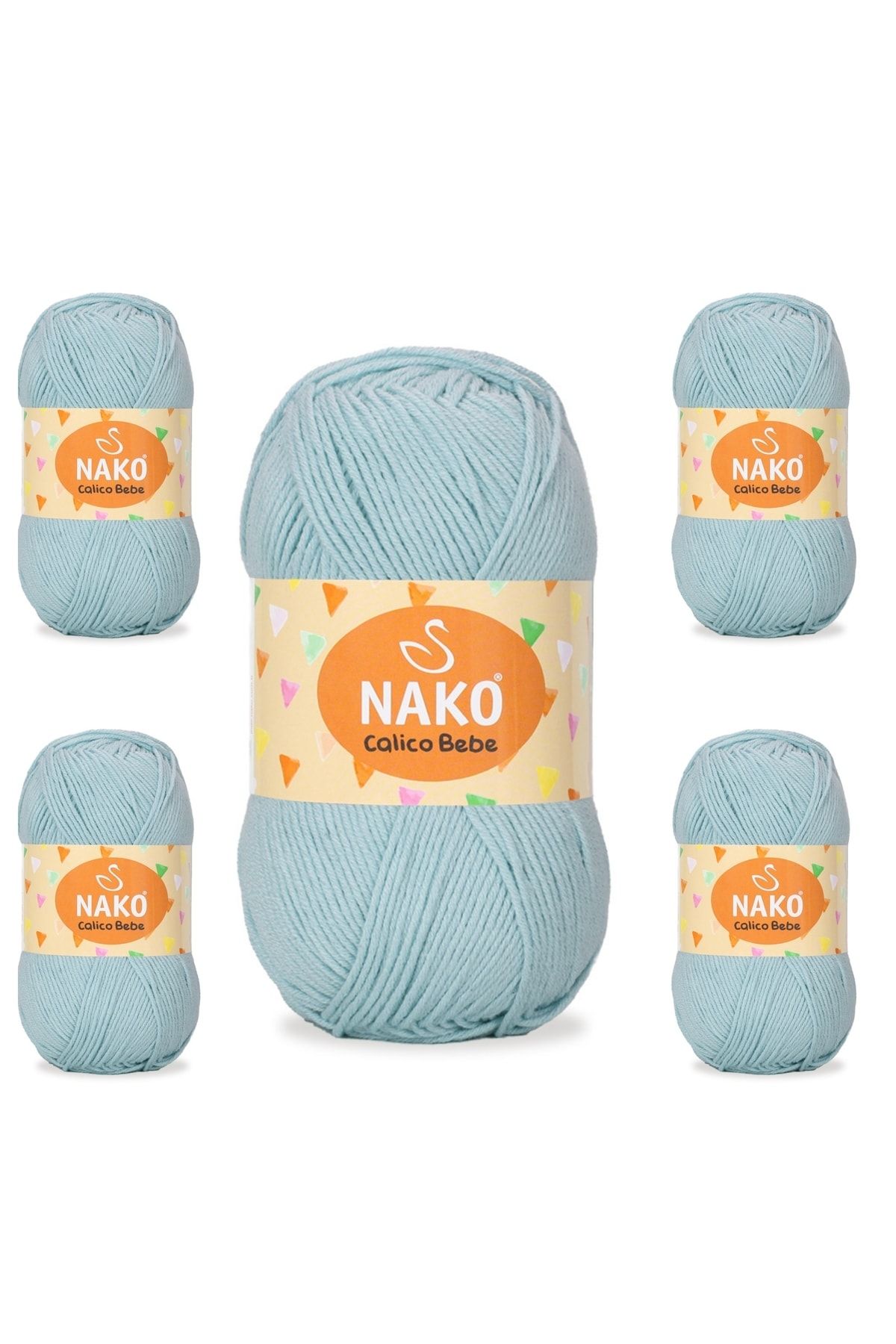 Nako Ayzen Home Calico Bebe Orgu Ipı 5 Lı Paket