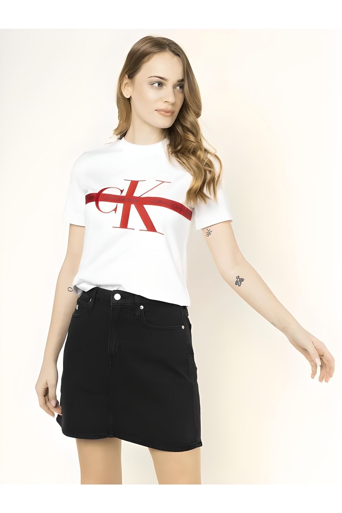 Calvin Klein Calvın Kleın Jeans Longline Logo T-shirt