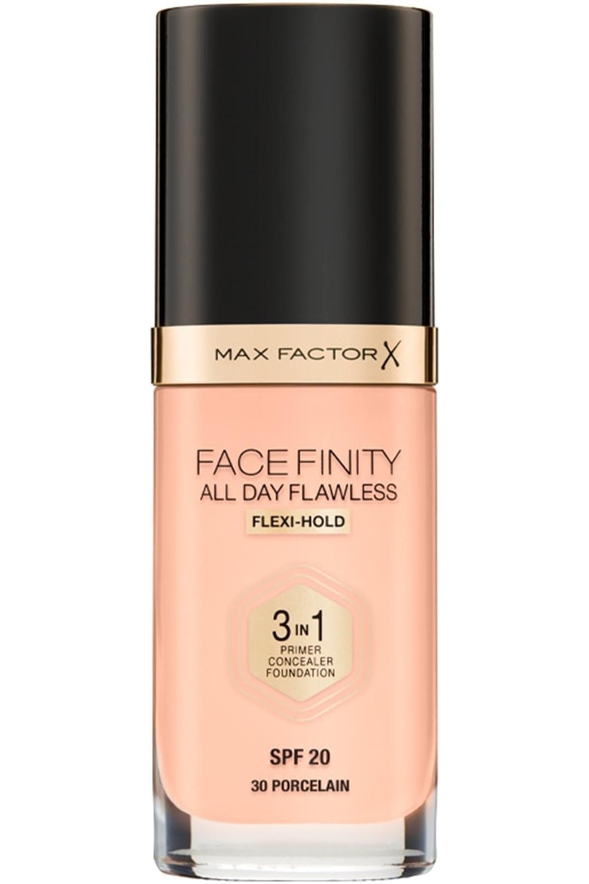 Max Factor Facefinity 3'ü 1 Arada Kalıcı Fondöten 30 Porcelain