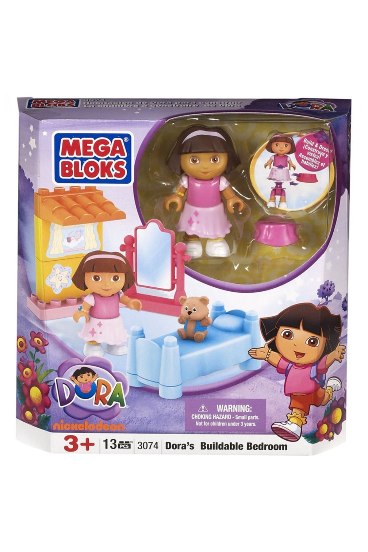 Mega Bloks Dora’Nın Yatak Odası Oyun Seti /