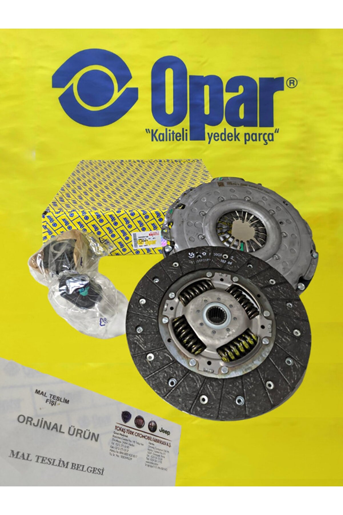 Orjinal Debriyaj Seti Fiat Ducato 2.3 Mjt Euro 5 (baskı2balata2bilya] 59360738 Uyumlu