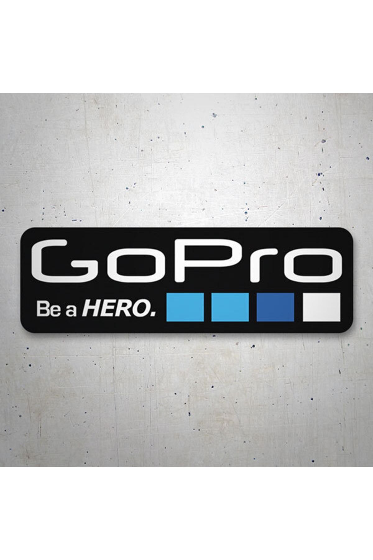 GoPro Oto Sticker Go Pro Logo Sticker 2 Adet Marka Stickeri