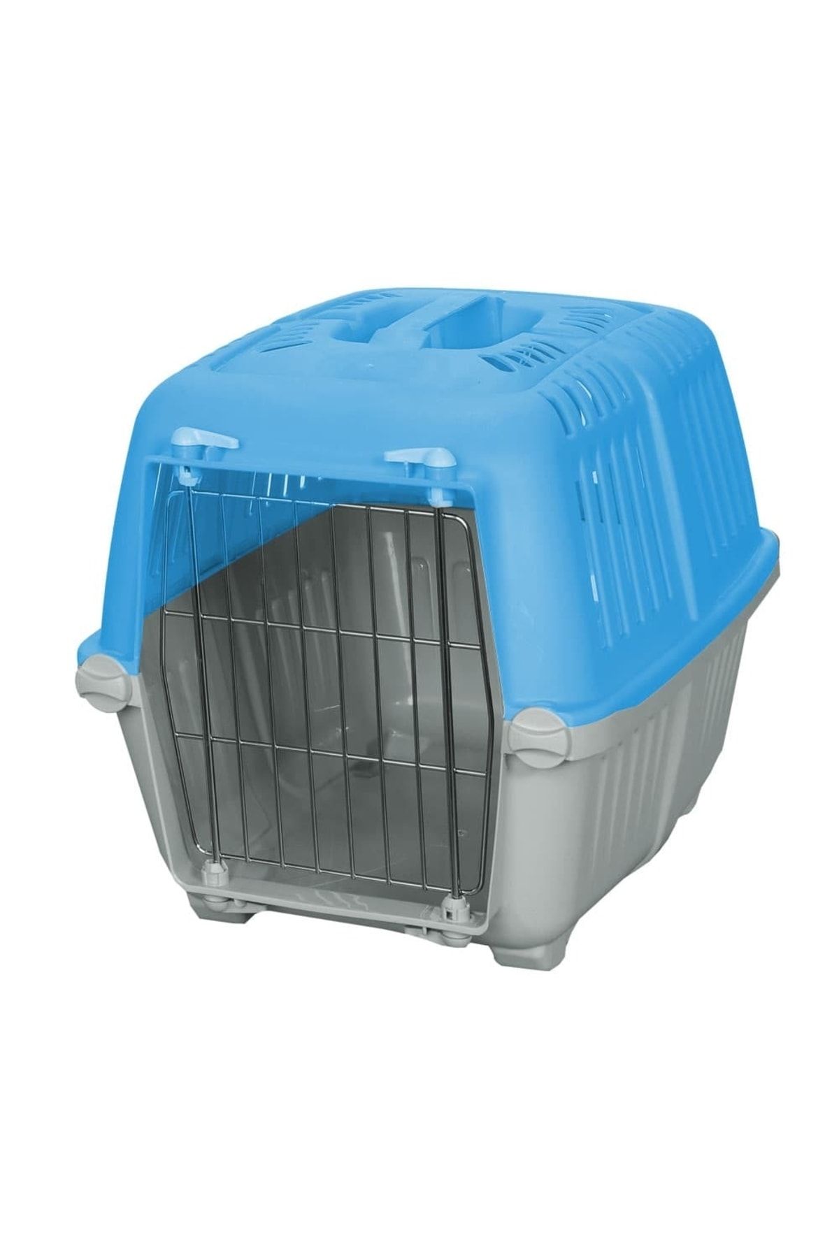 Mio Demir Kapılı Kedi Köpek Taşıma Çantası Kabı 32 X 49 X 33cm Renk-mavi