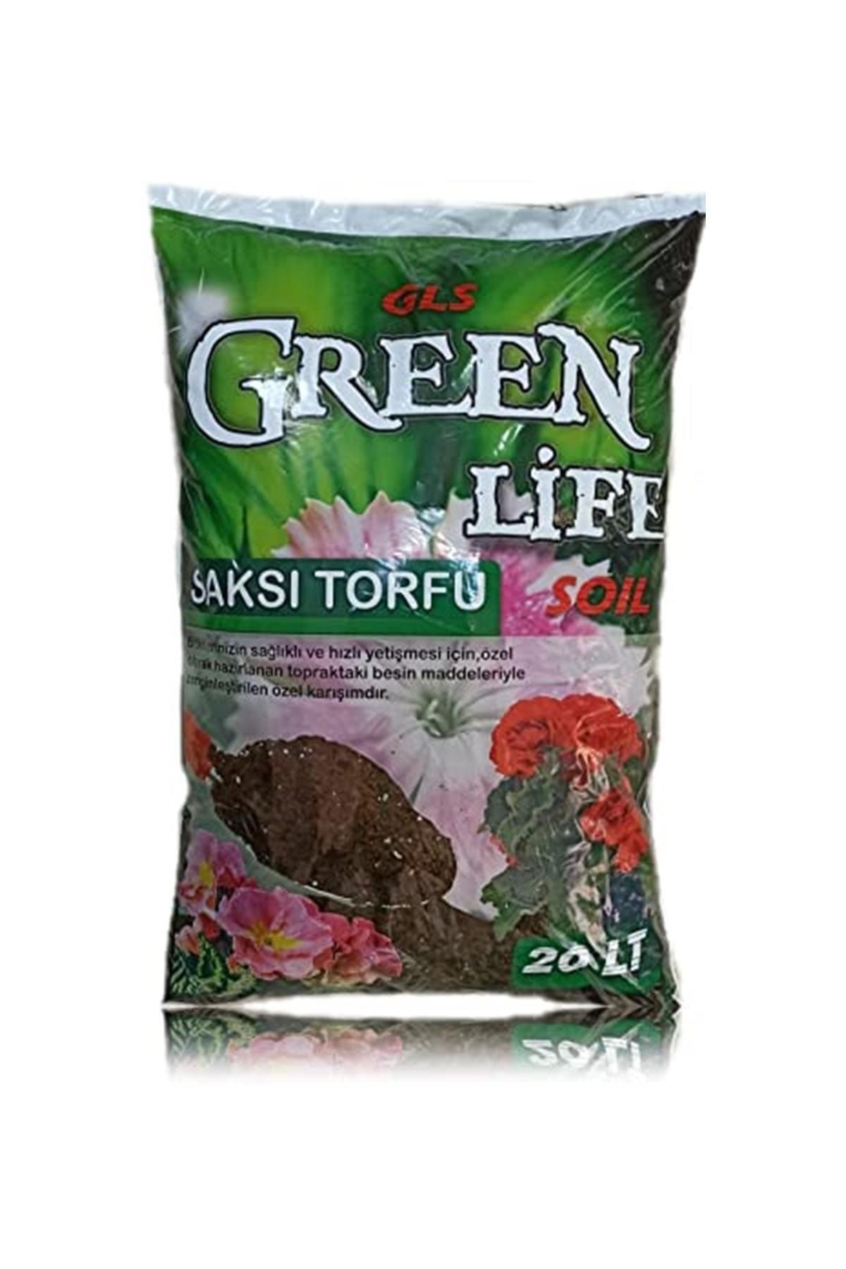 Green Life Harika Bitki Topraği Çiçek Topraği Torf Humus Katkılı (20 Lt)