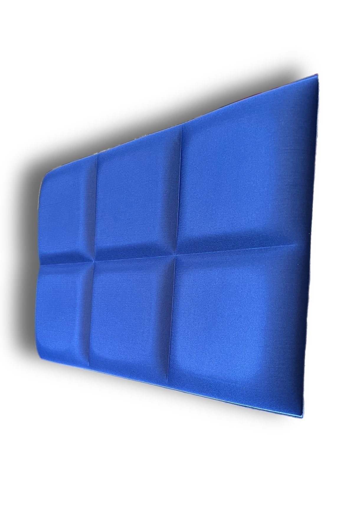 Ankases Ses Yalıtım Akustik 3d Dolgulu Parlak Yüzeyli Mavi Panel 50x33cm Kalınlık 30mm