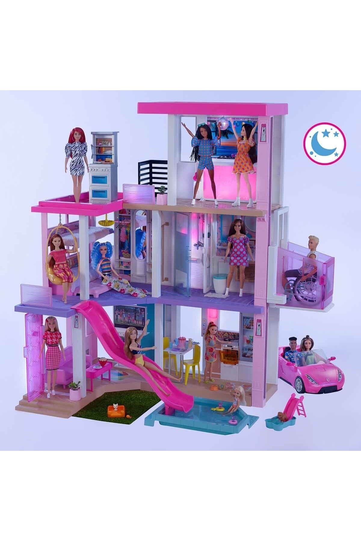 Mattel Barbie Grg93 'nin Rüya Evi (115 Cm), 75'ten Fazla Aksesuarı Bulunan, 3 Katlı