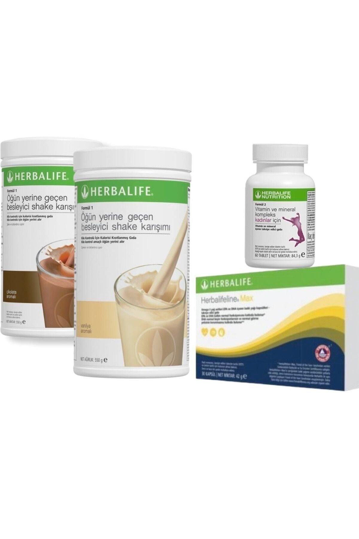 Herbalife Ekonomik Paket (vanilyalı Ve Çikolatalı Shake + Kadın Vitamin + Omega 3
