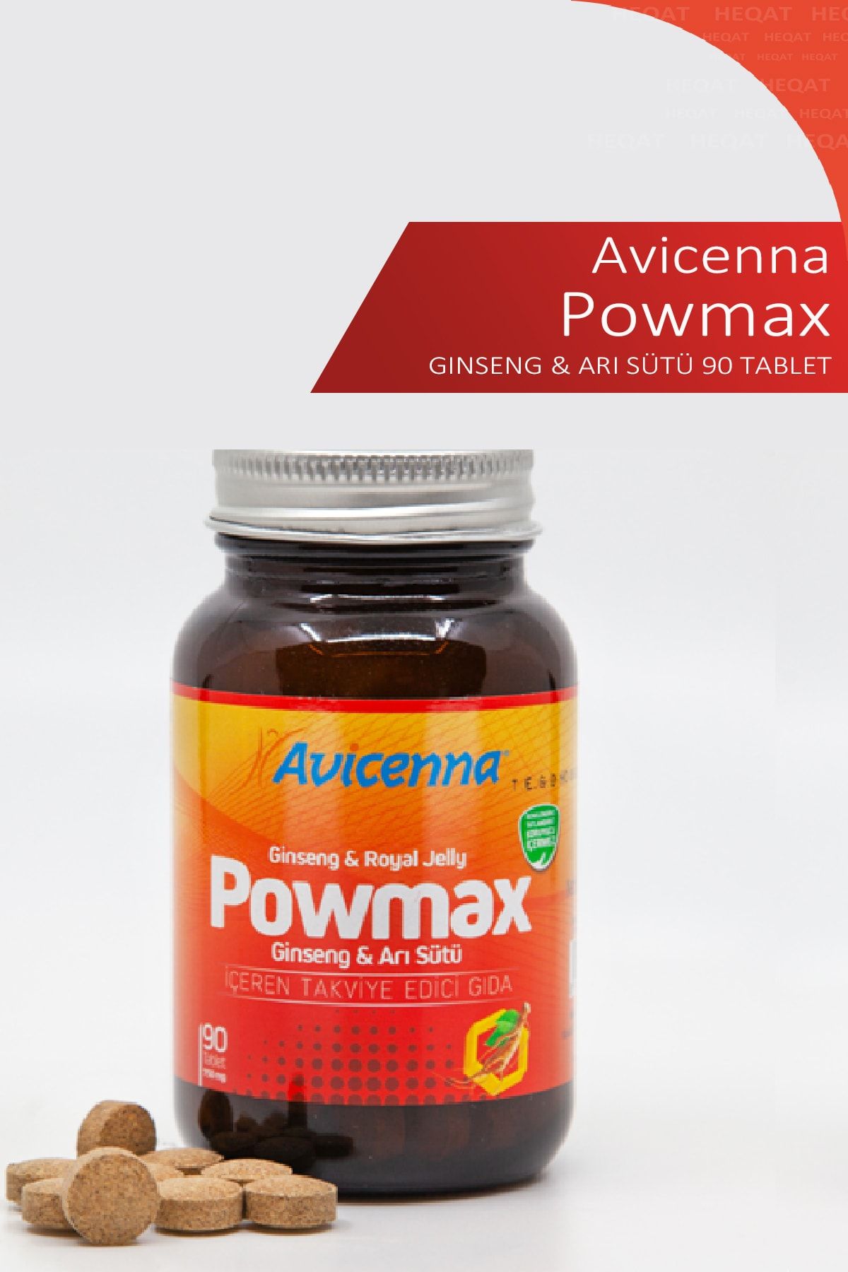 Avicenna Powmax Ginseng& Arı Sütü Içeren Takviye Edici Gıda - 90 Tablet - 8690088002106