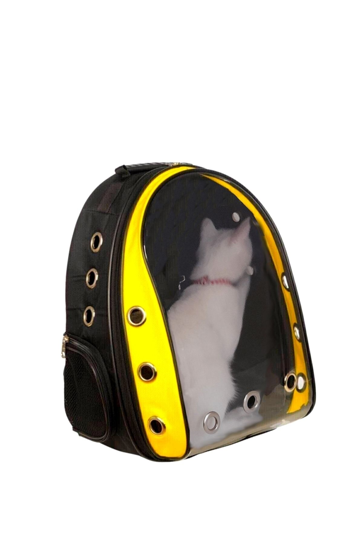 my polo clup Silver Astronot Kırılmaz Şeffaf Kedi Köpek Seyahat Taşıma Çantası 43*24*34 Cm Kabin Boy