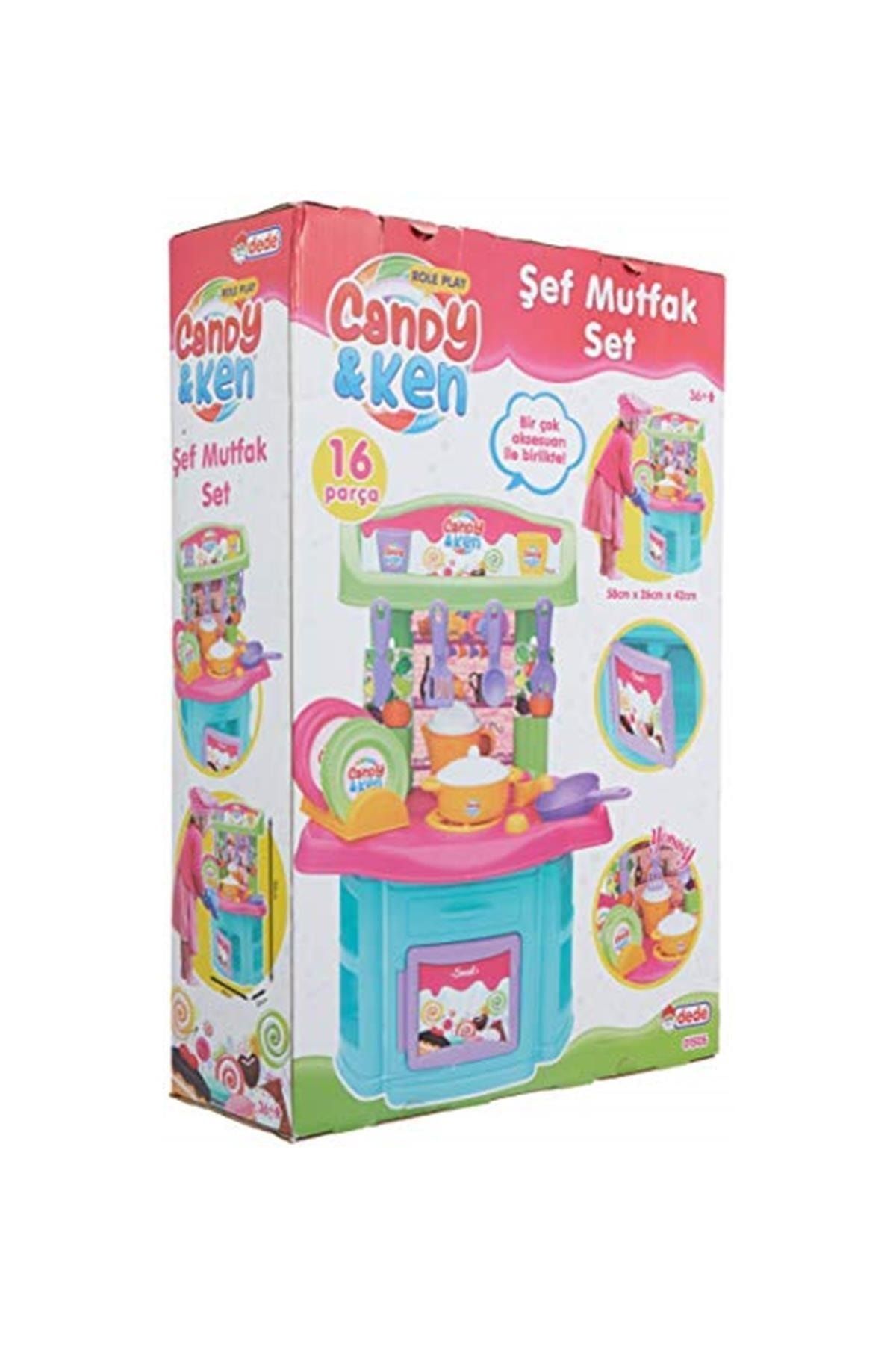 DEDE - Fentoys 01505 Candy &ken Şef Mutfak Set