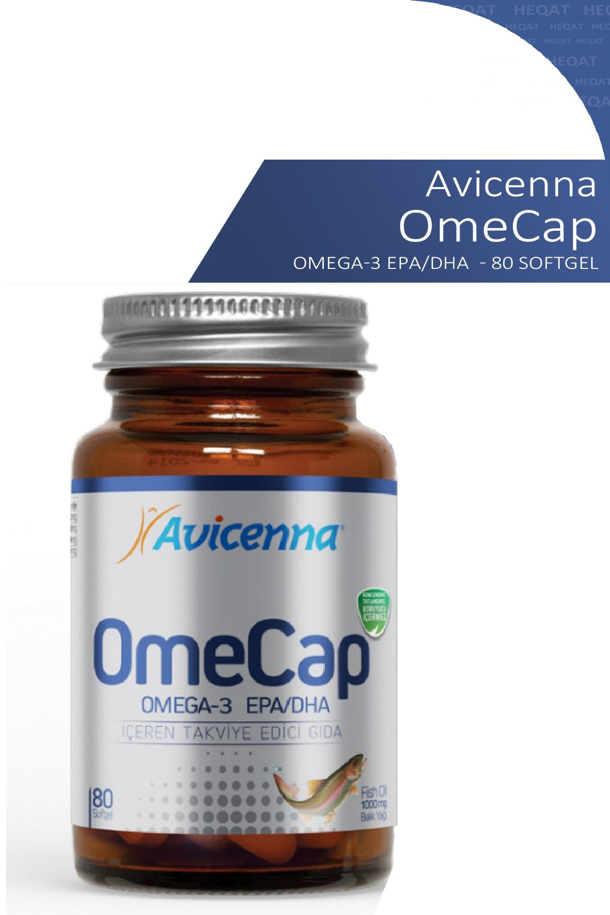 Avicenna Omecap - Omega 3 Içeren Takviye Edici Gıda - 80 Softjel - 8690088011726
