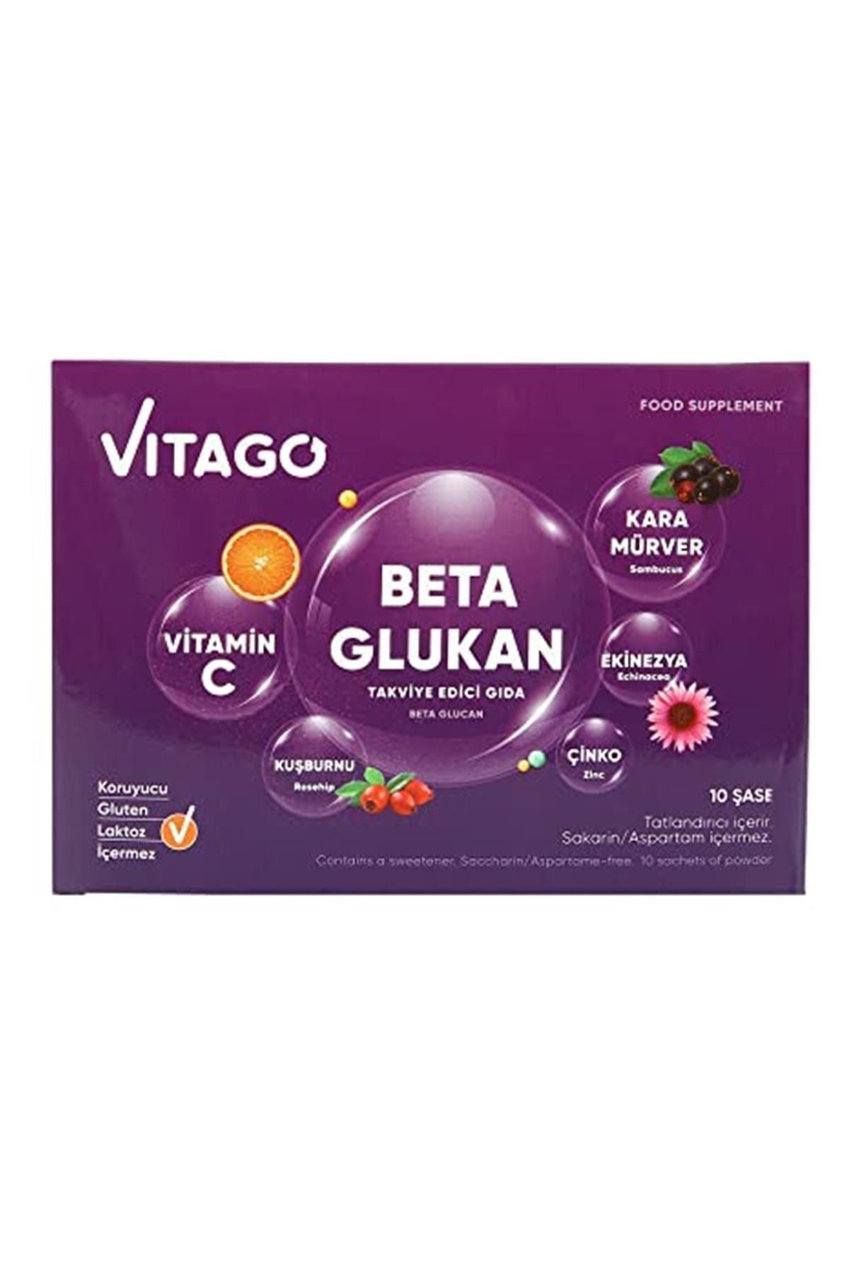 Vitago Beta Glukan, Karamürver, C Vitamini Içeren Efervesan Saşe