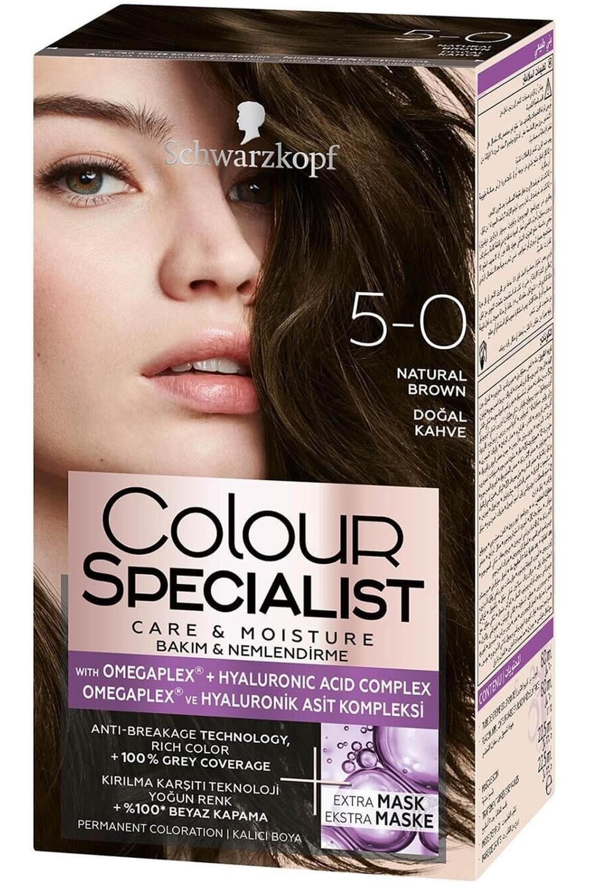 Colour Specialist Saç Boyası No: 5.0 Doğal Kahve 60 ml