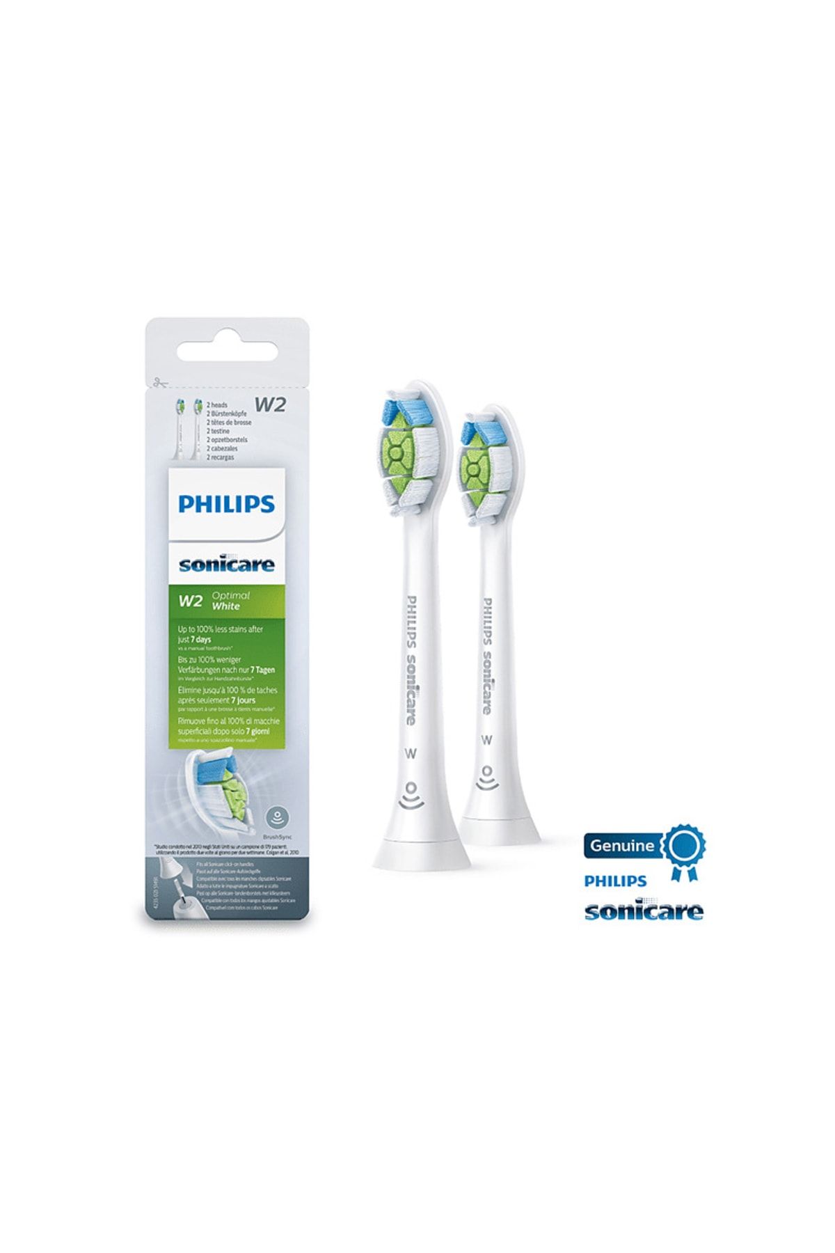 Philips Sonicare Hx6062/10 Optimal White Sonic Şarjlı Diş Fırçası Fırça Yedek Başlıkları - 2 L