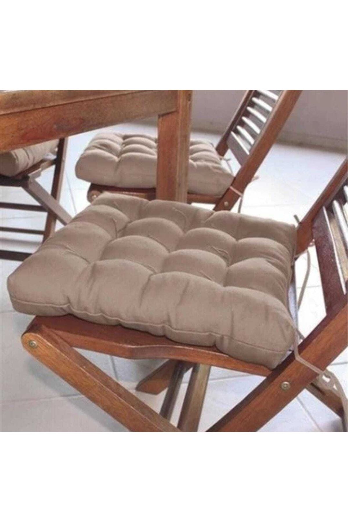 JANGEAR Mınderleri Sandalye Mınderi 40×40 Bêj Rengî (%100 Boncuk Sılokon Dolgulu Dûr)