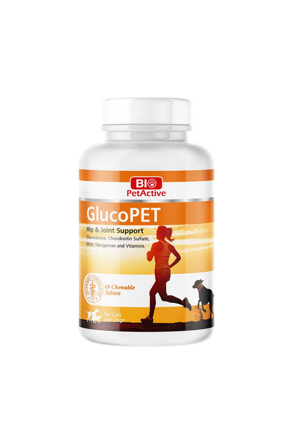 Bio PetActive Glucopet Kedi Eklem Sağlığı Güçlendirici Vitamini 60 Tablet 90gr