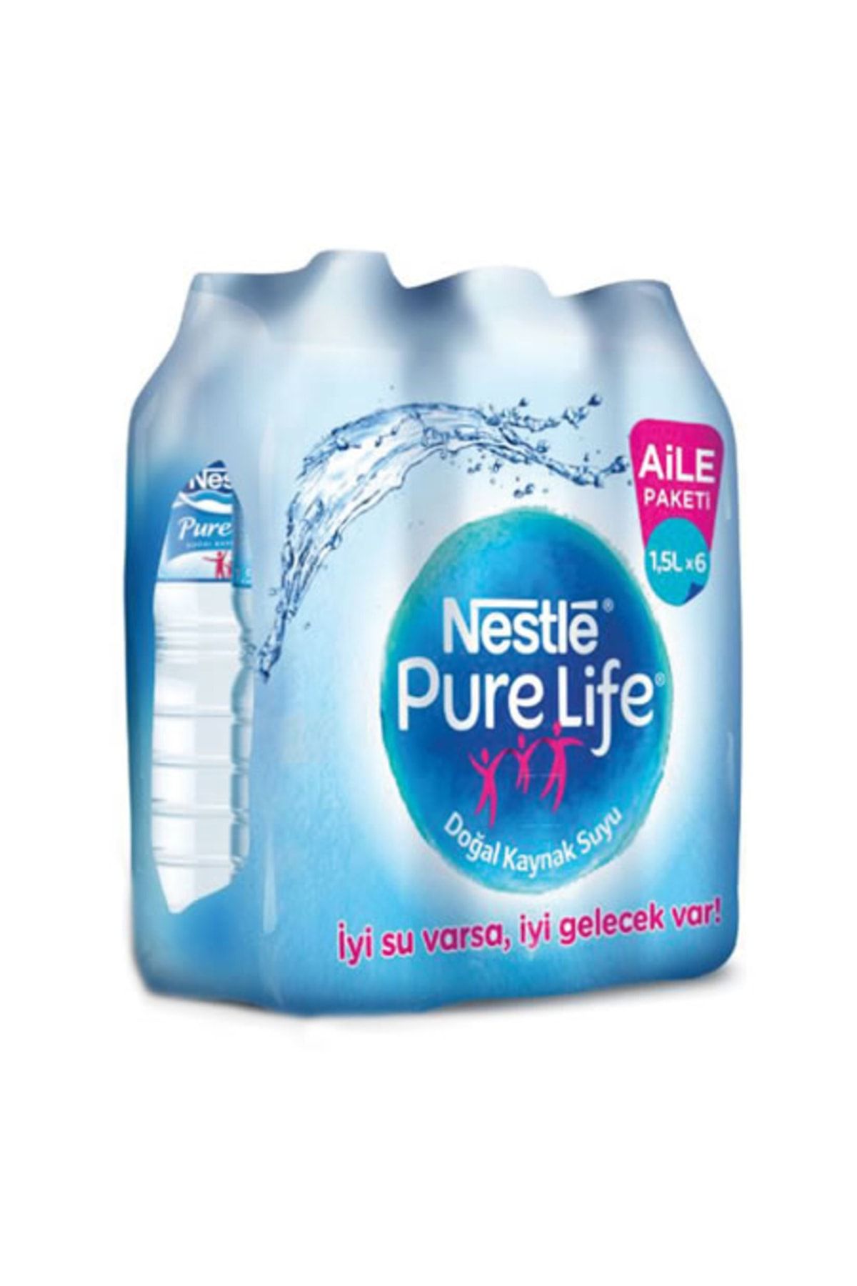 Nestle Su 1 lt 6'lı Paket Su