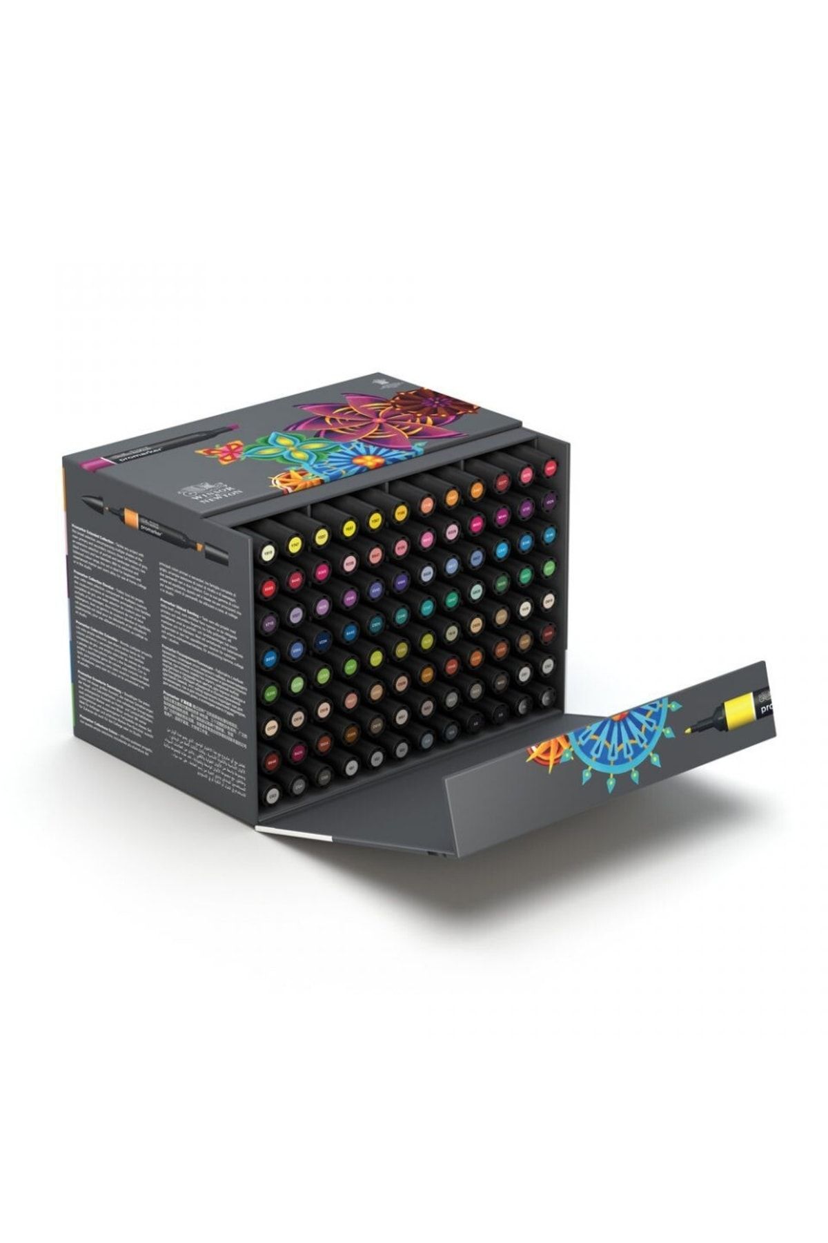 Winsor Newton Promarker Büyük Karışık Masaüstü Standlı Set : 96 Renk