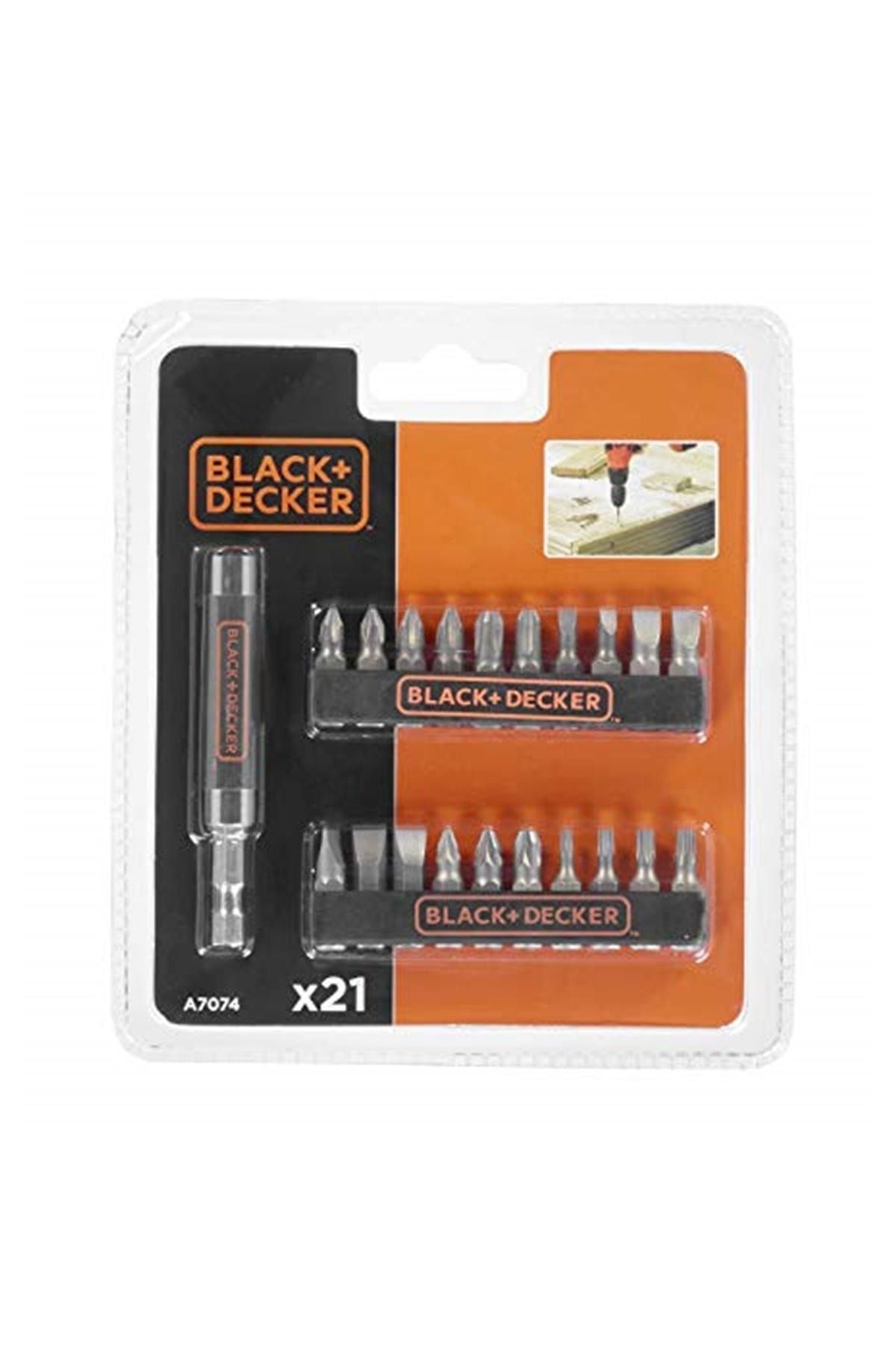 Black Decker Black & Decker A7074 Aksesuar Set, Gümüş, 1 Adet