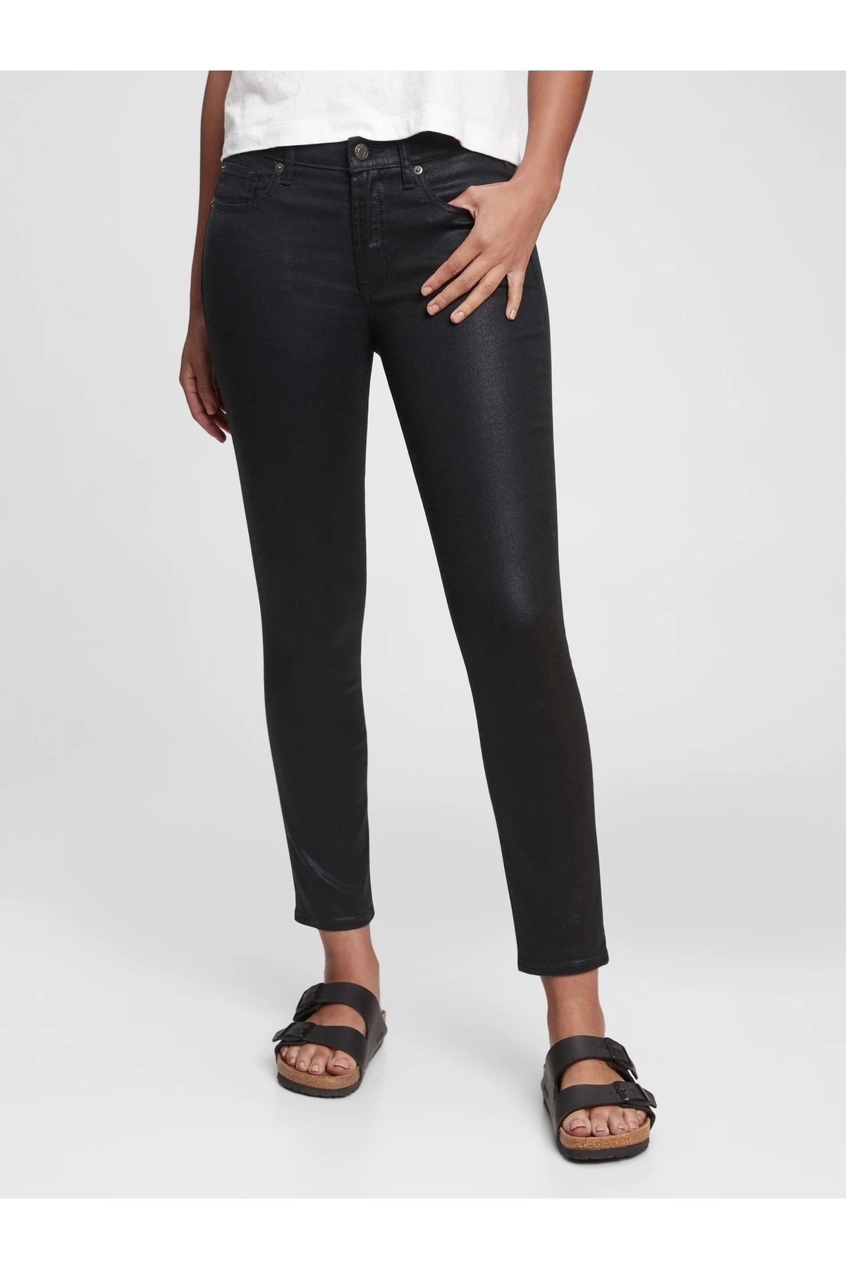 Gap Kadın Siyah Mid Rise True Skinny Washwell™ Jean Pantolon Fiyatı Yorumları Trendyol