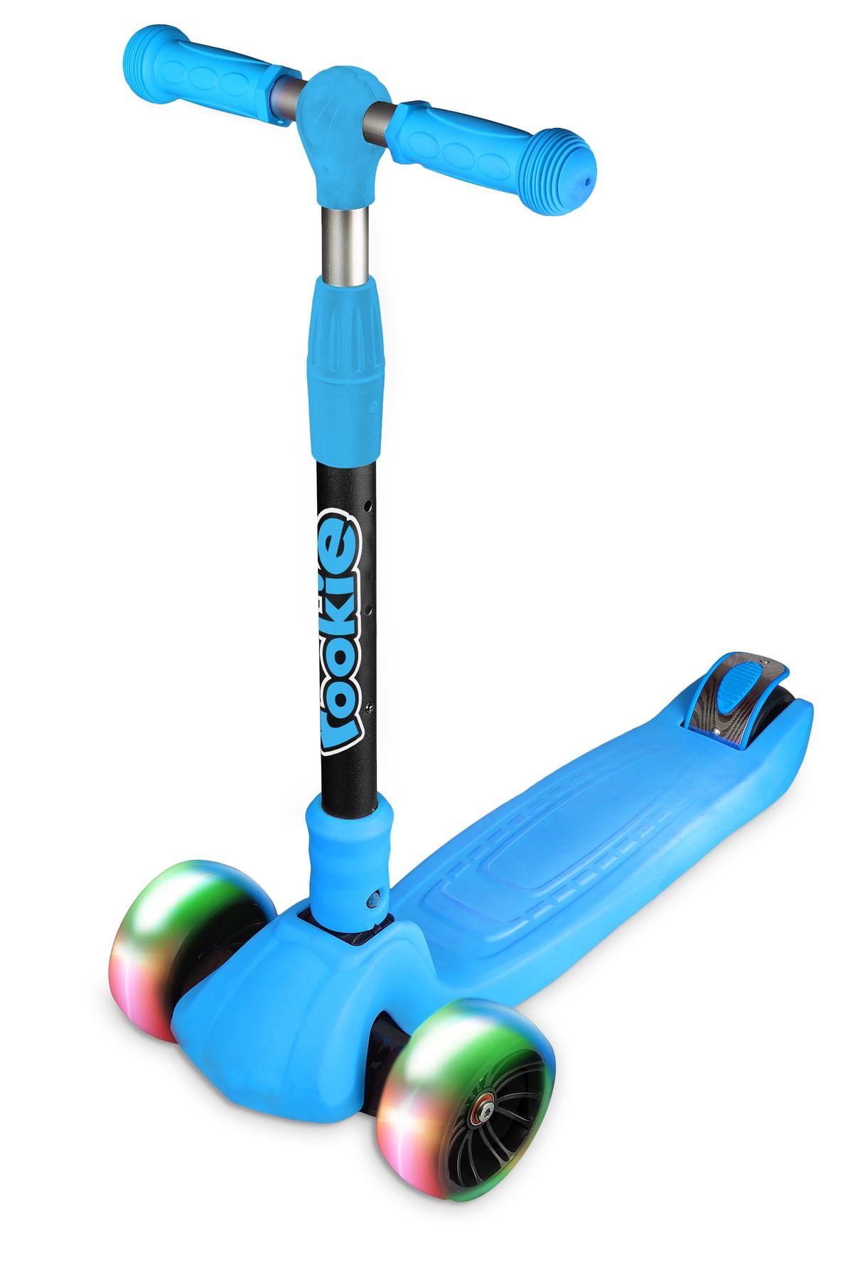 Rookie Katlanabilir Işıklı Big Foot Scooter 3 Tekerlekli - Mavi