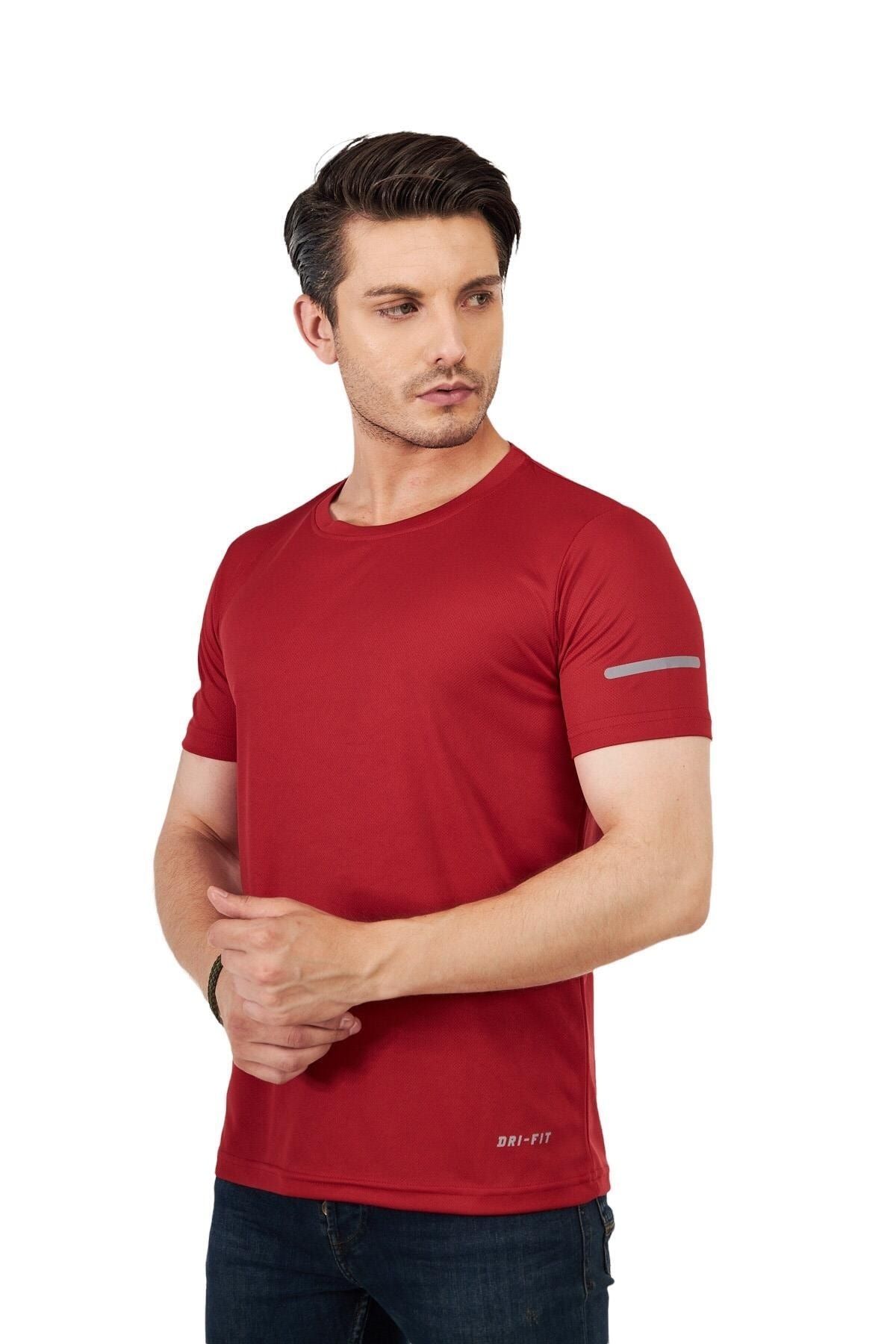 Ghassy Co Erkek Nem Emici Hızlı Kuruma Atletik Teknik Performans T-shirt