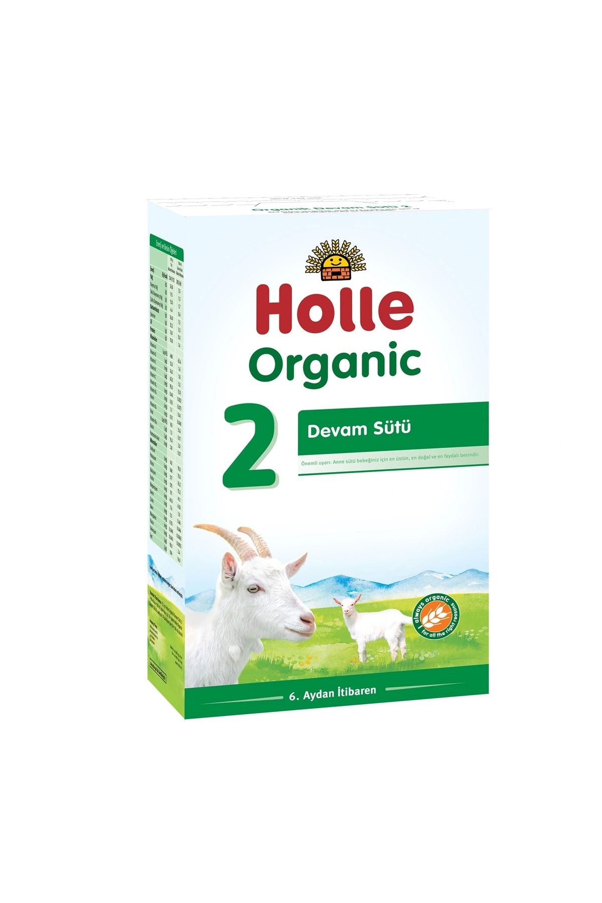Holle Organik Keçi Sütü Devam Formülü 2 400 Gr