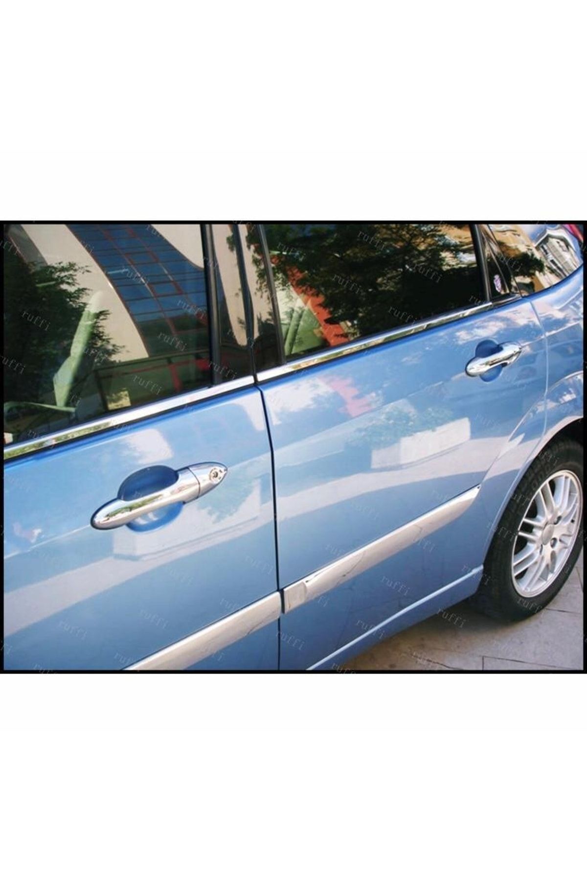 Genel Markalar Ford Focus 1 Krom Kapı Kolu 4 Kapı 1998-2005 P.çelik (çift Delik)