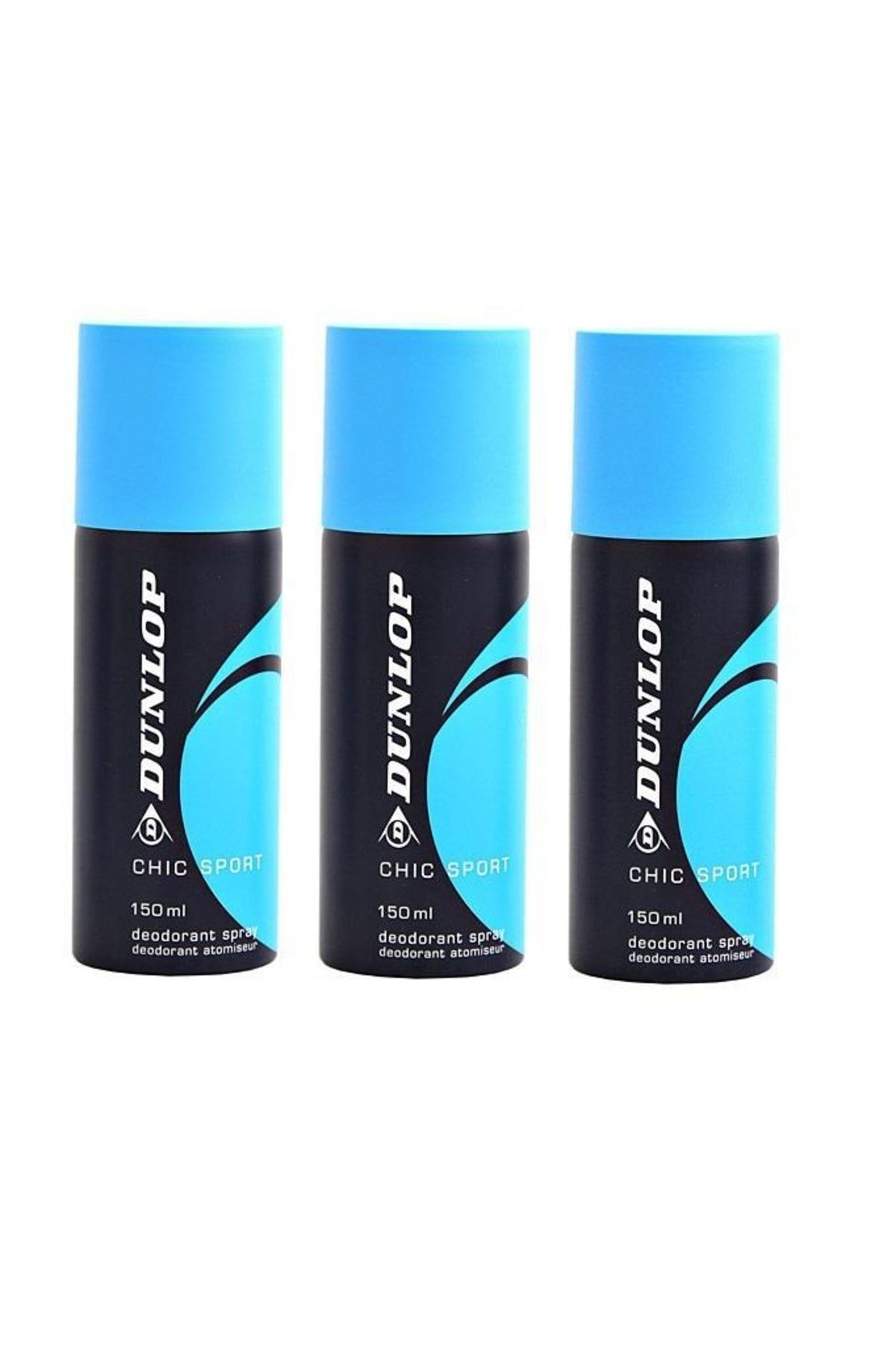 Dunlop Mavi Sport Erkek Deodorant Sprey 150 ml 3 Adet