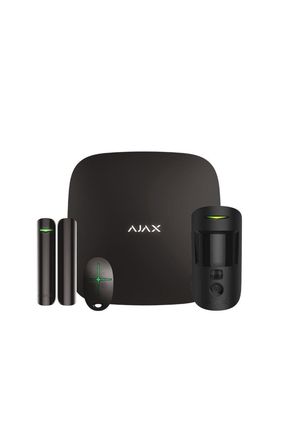 Ajax Hub Kit Starterkithub Siyah Kablosuz Alarm Seti
