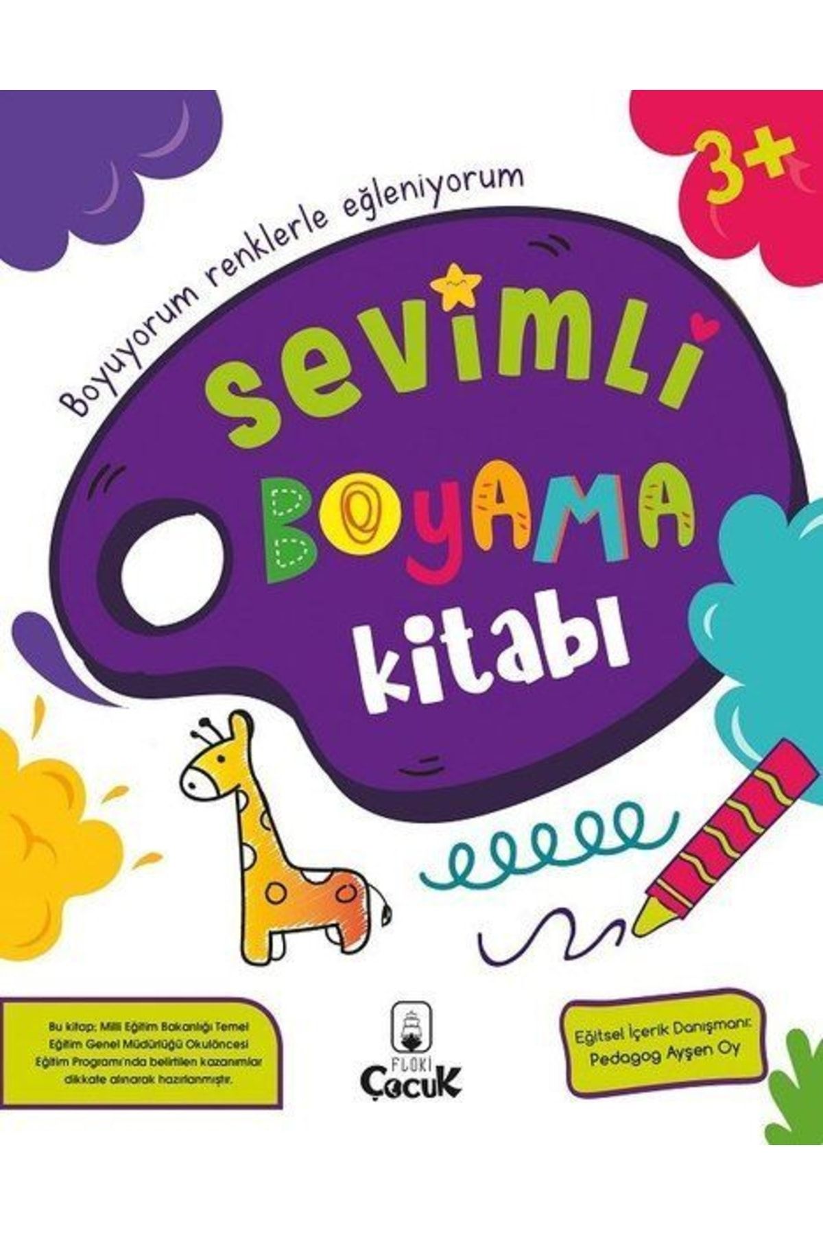 Genel Markalar Sevimli Boyama Kitabı 3 Yaş