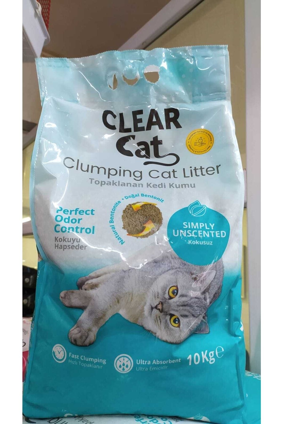 Clear Cat Kokusuz Kedi Kumu 10 Kg