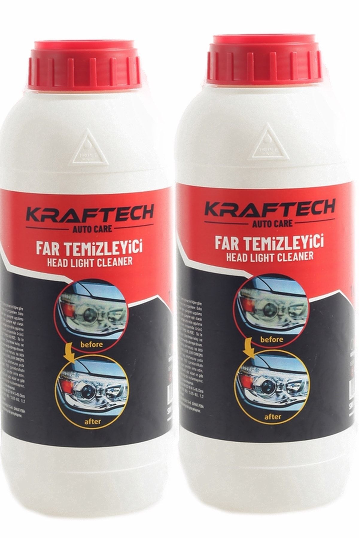 Kraftech Yeni Nesil Araba Far Temizleme Sıvısı Far Temizleme Solüsyonu Kloroform 2 Kg