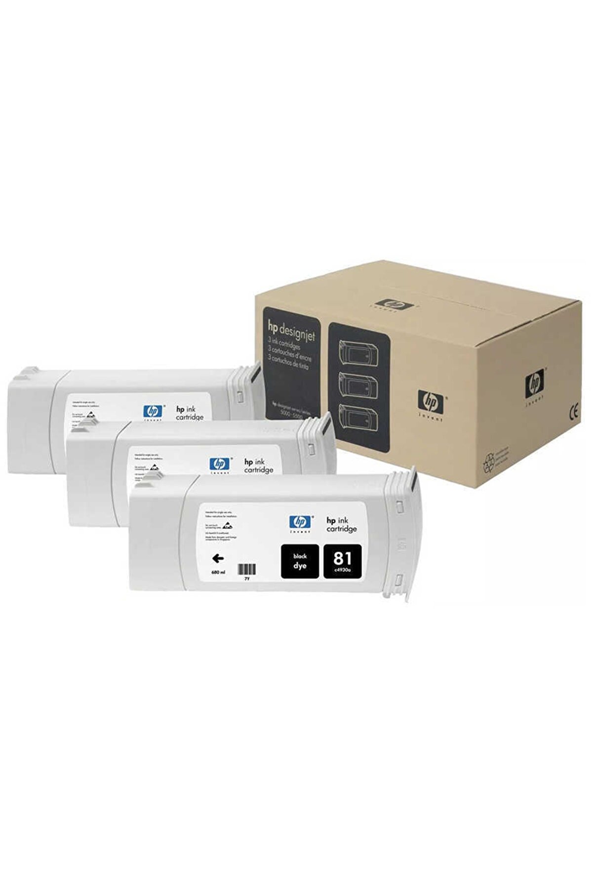 81-c5066a Siyah Orjinal Kartuş 3lü Paket