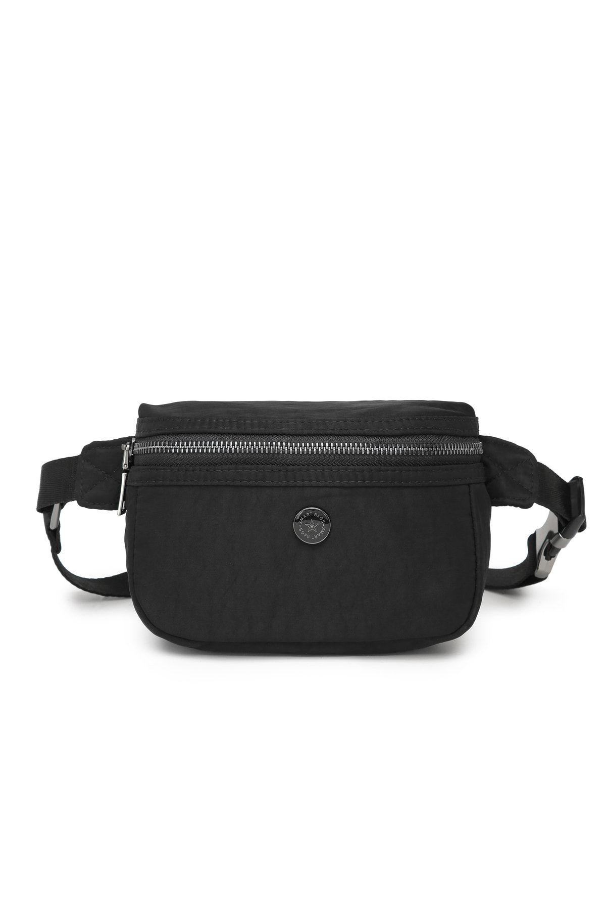 Smart Bags Kumaş Kadın Bodybag Bel Çantası 3130 Siyah
