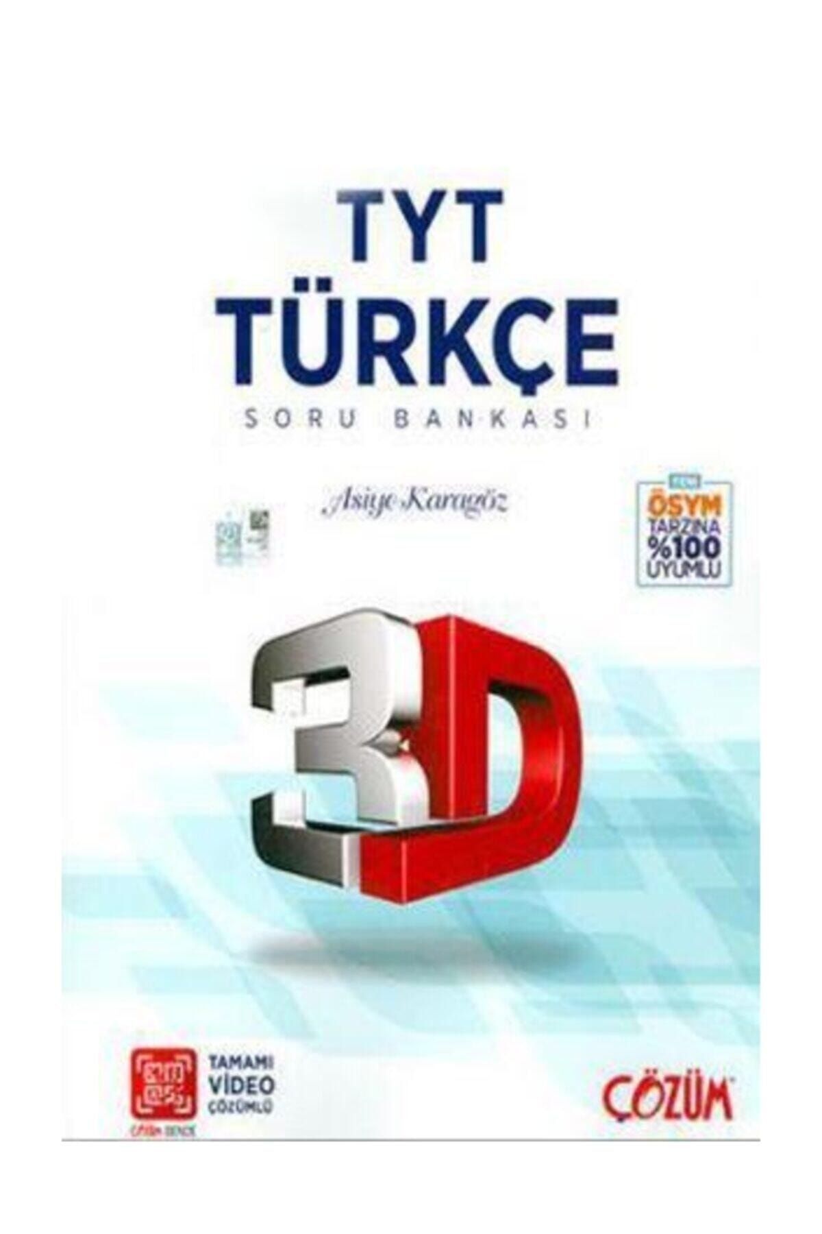 Çözüm Yayınları Tyt Türkçe 3d Soru Bankası