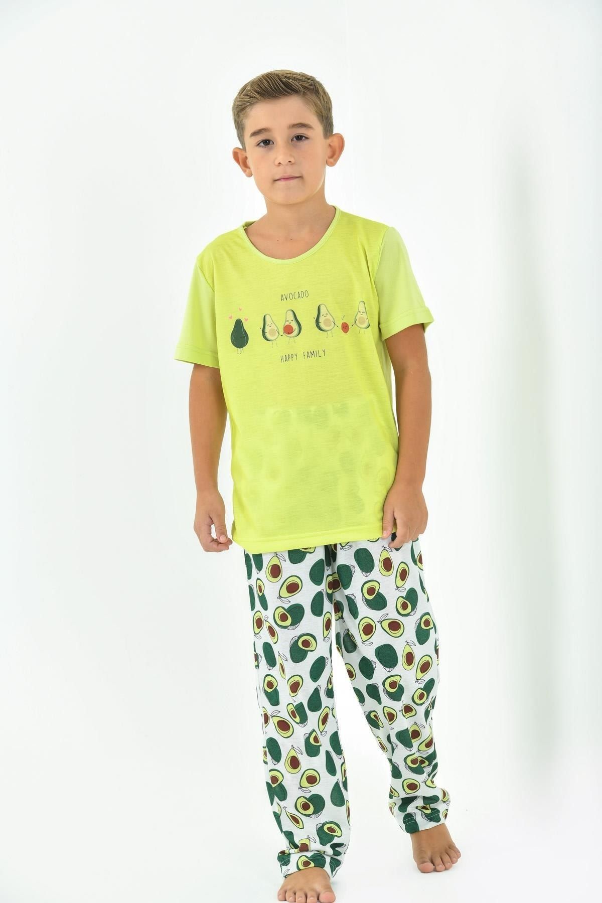 Yeni İnci Erkek Çocuk Pijama Takım Cep333