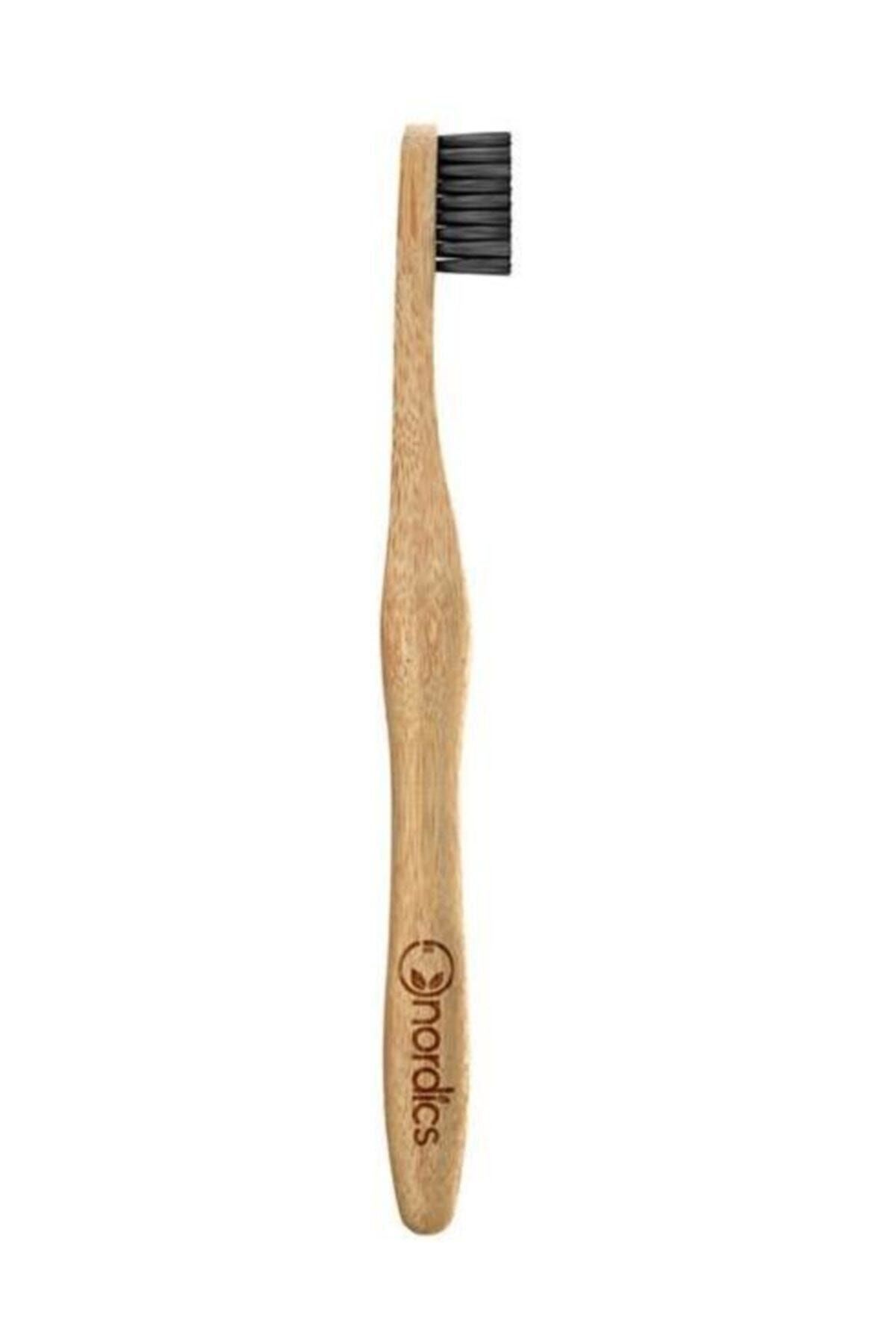 Nordic Naturals Nordics Bambu Yetişkin Diş Fırçası Siyah
