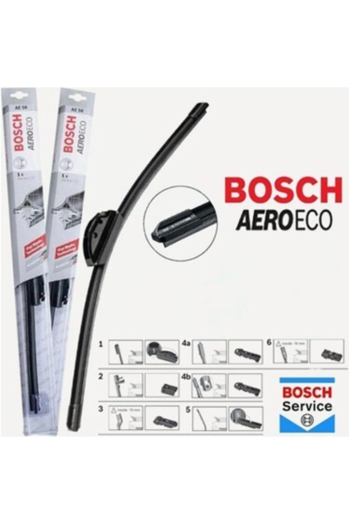 Bosch Aeroeco 700mm Ae70 Graphite 6 Aparatlı Muz Silecek Tek 3397013457