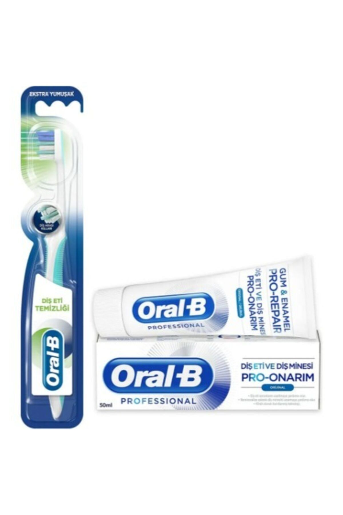 Oral-B Professıonal 50 ml Diş Macunu Ve Oral B Diş Fırçası Lısterıne 500 ml