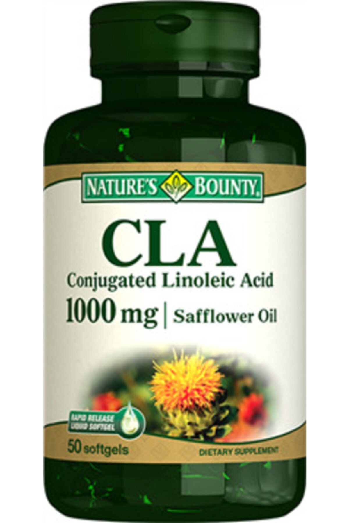 Natures Bounty CLA 1000 mg 50 Kapsül