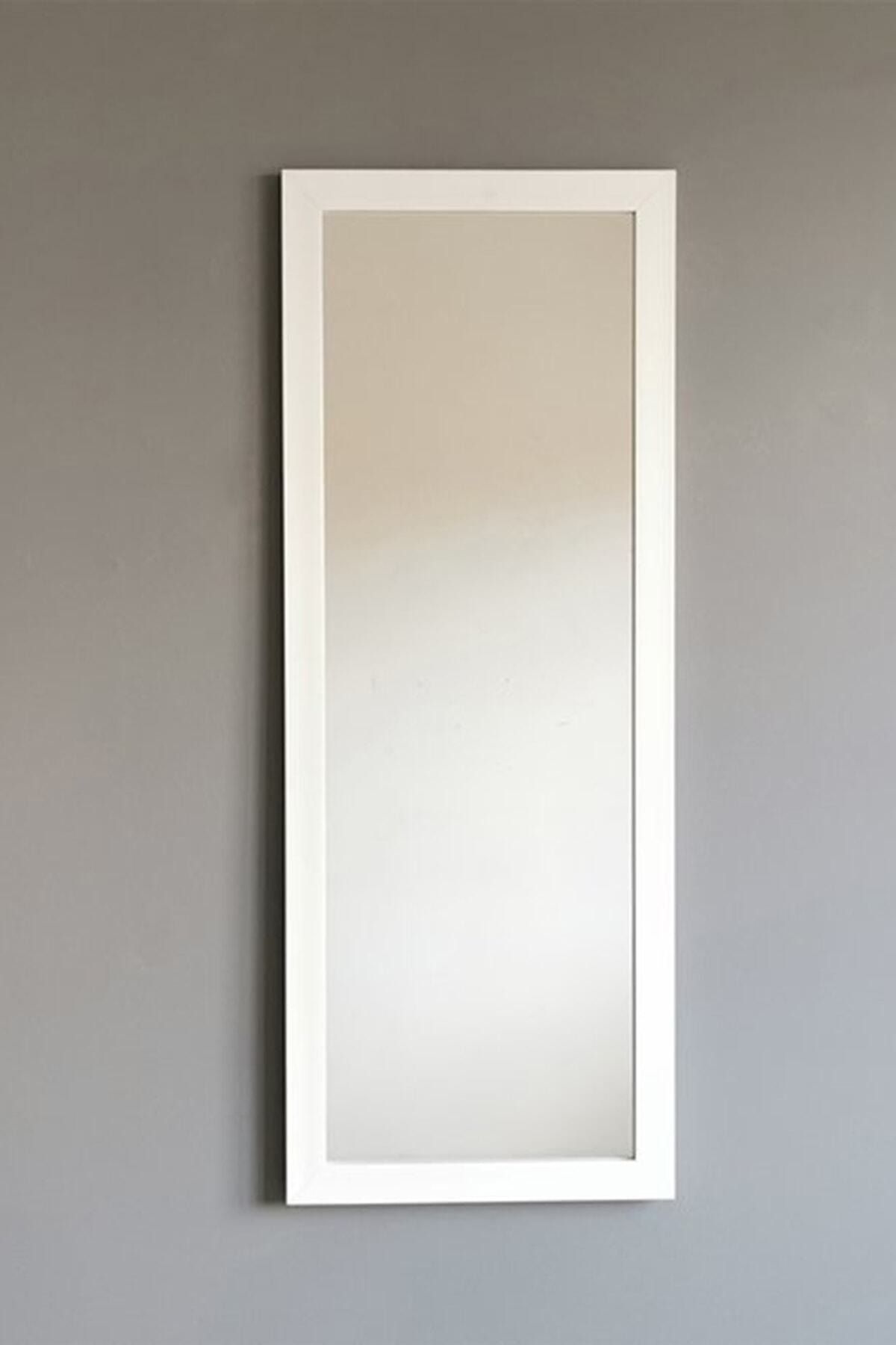 Vivense Beyaz Çerçeveli Dekoratif Boy Aynası