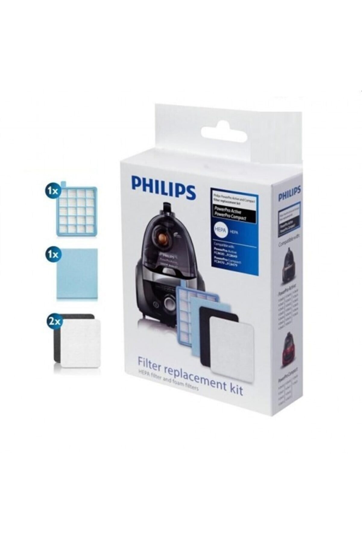 Philips Phılıps Powerpro Active Fc 9532/09 Hepa Filtre Seti