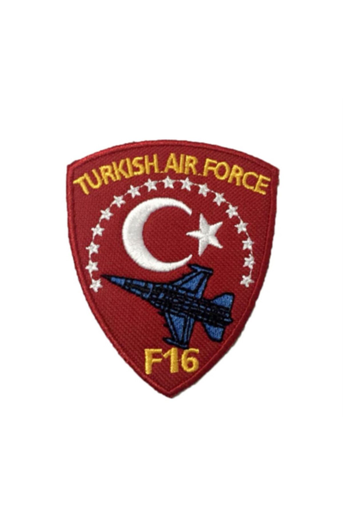 X-SHOP Turkish Air Force F 16 Patches Arma Peç Ve Kot Yamaları