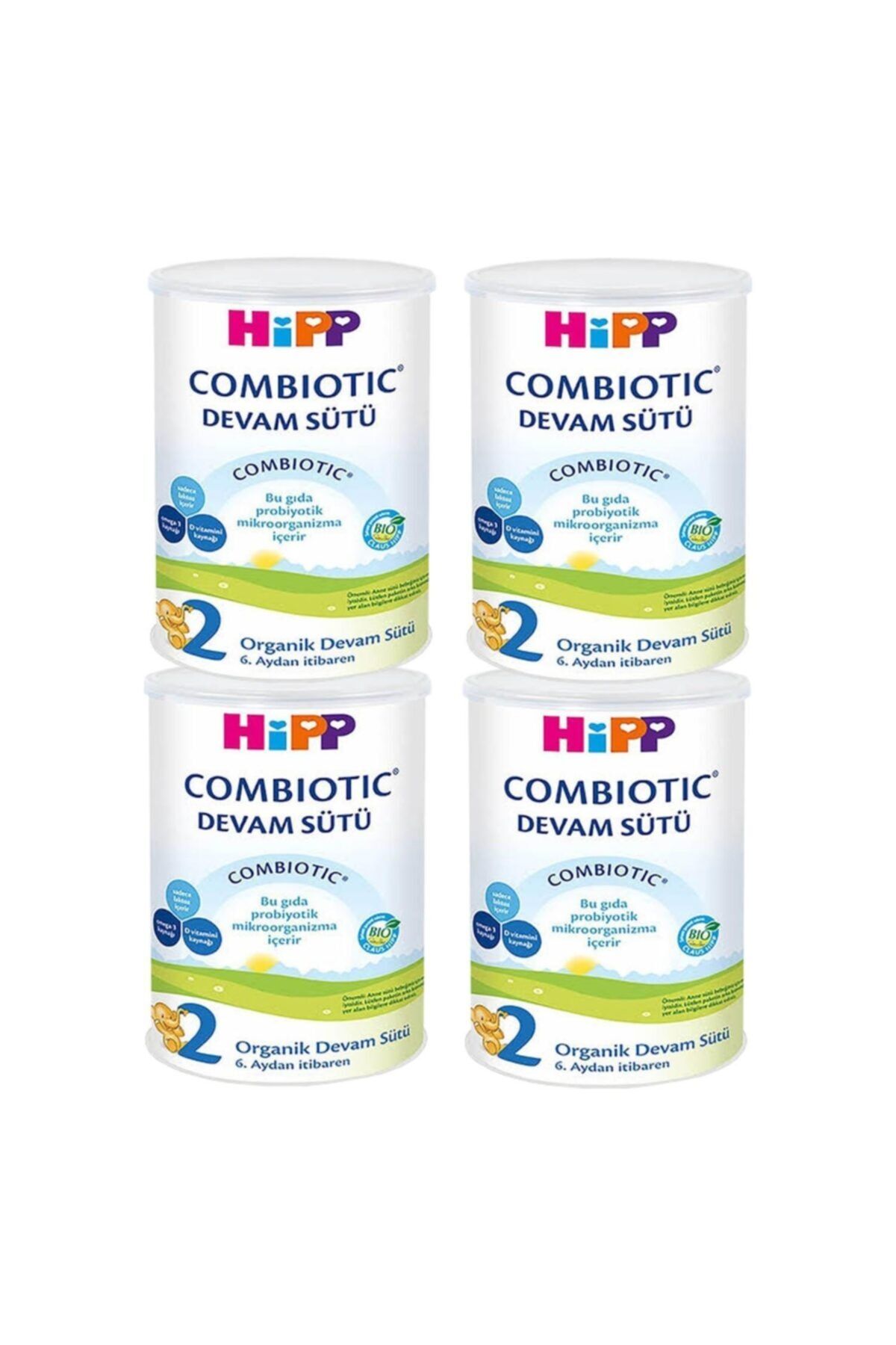 Hipp 2 Organik Combiotic Devam Sütü 350 gr - 4'lü