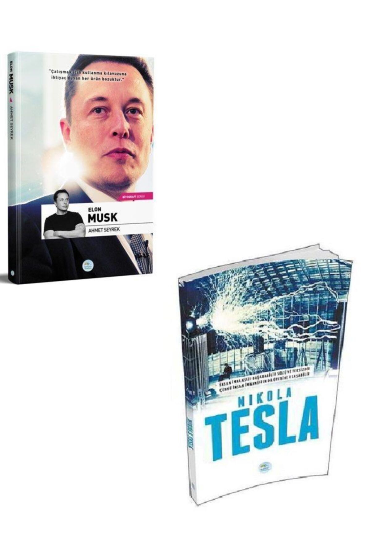 Mavi Çatı Yayınları Maviçatı Elon Musk + Nikola Tesla 2 Kitap