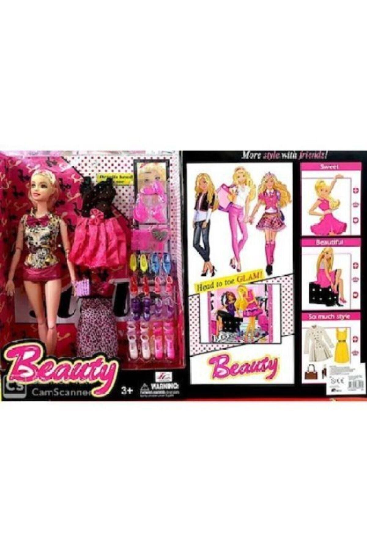 Barbie Sonsuz Hareketli Oyuncak Et Bebek - Aksesuarlı Elbiseli Et Bebek - Orijinal Et Bebek
