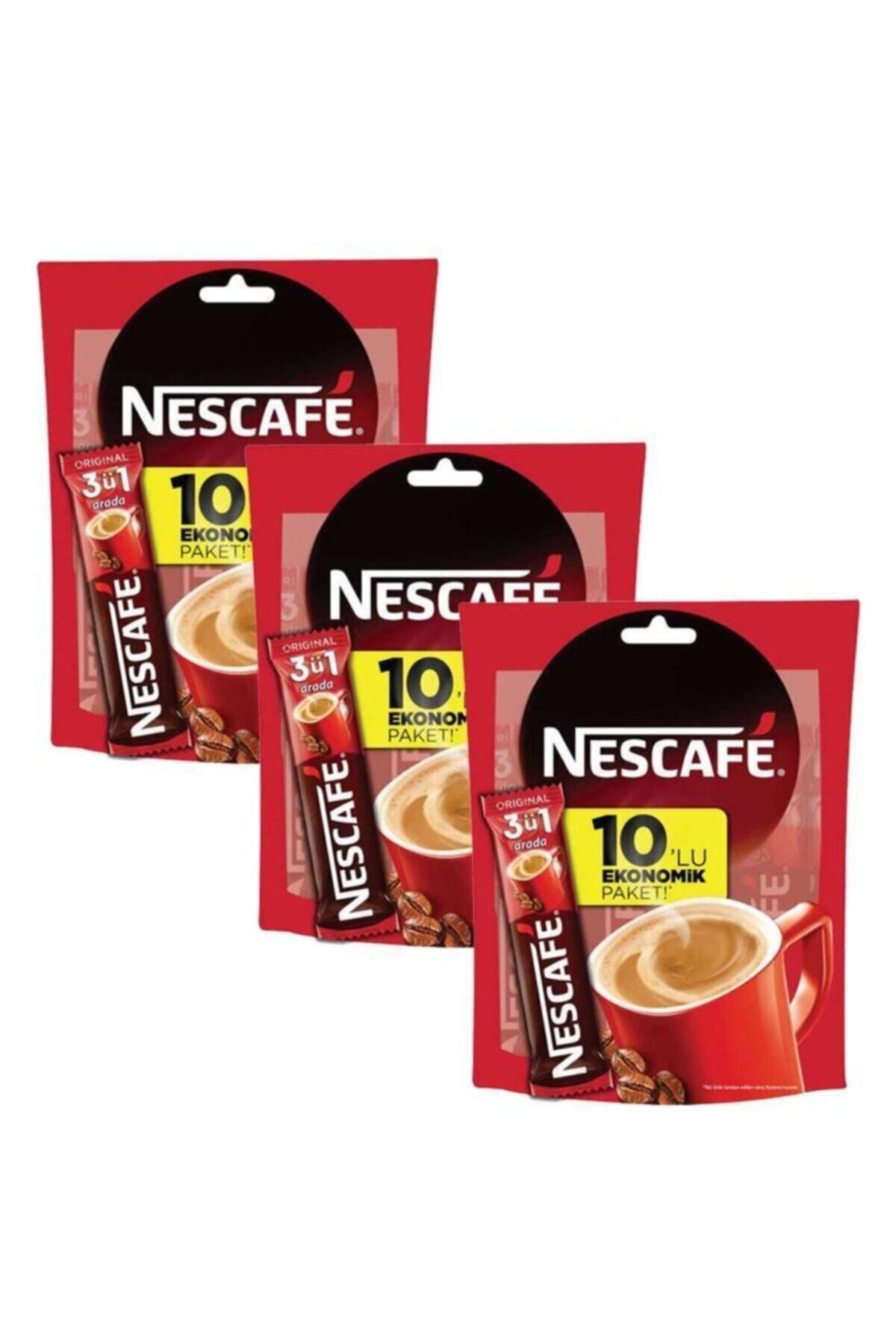 Nescafe Set 3ü 1 Arada 30lu Ekonomik Paket