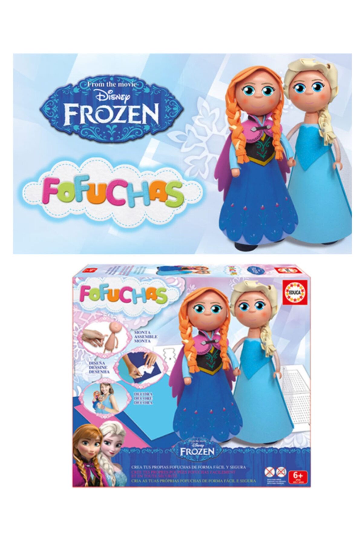 EDUCA Fofuchas Frozen 2'li Puzzle Bebek
