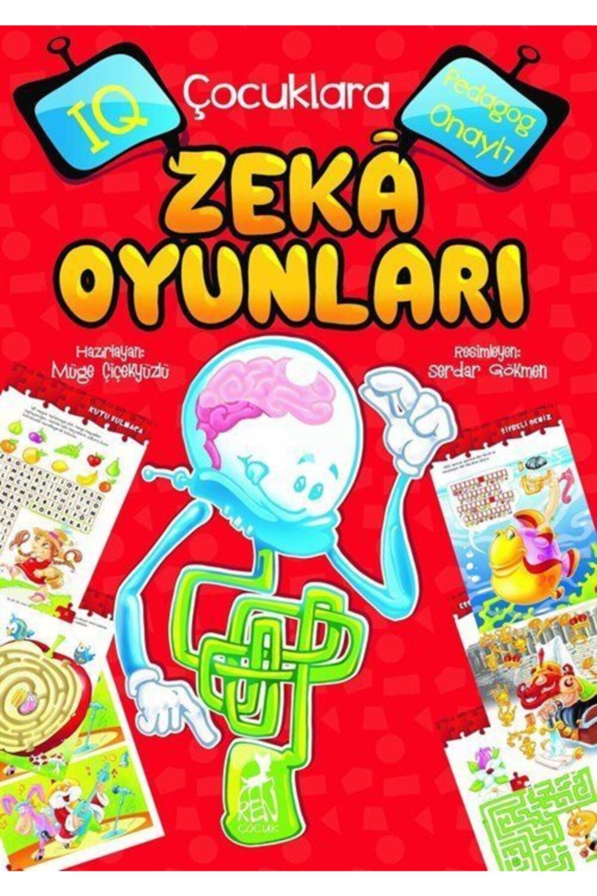 Ren Yayınları Çocuklara Zeka Oyunları - Müge Çiçekyüzlü